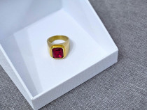 Inel barbatesc - piatra pretioasa - Finisaj premium