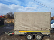 Remorca tandem cu sistem de franare 2.000 kg