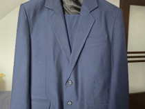 Costum barbati bleumarin