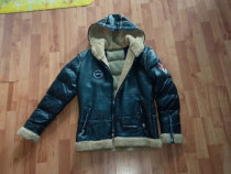 Geacă piele naturala model AMC