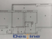 CUG- Apartament cu 3 camere decomandat, etaj 3/4
