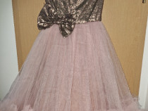 Rochie de ocazie pentru fete cu volane SELENA - Mon bebe (9 - 10 ani)