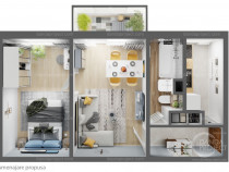 Comision 0%- Apartament 2 cam, Intrare Umbroasa-Circumvalatiunii/Dacia