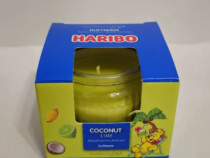 Lum&acirc;nare parfumata Haribo, coconut lime, 85 g