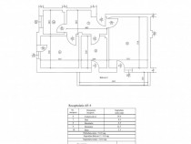 Apartament 2 camere, decomandat, 62 mp, cartier Veteranilor,