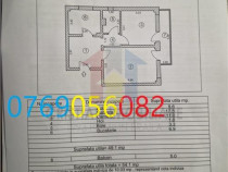 Ap 2 camere, Calarasi4 ,etaj 2, Confort 1 decomandat - 54 mp
