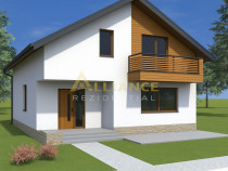 Vila individuala - 5 camere - 2 bai - beci - 411mp teren-car
