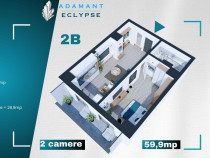 ADAMANT ECLYPSE, 2 camere, TIP 2B, 59.9mp CUG-BRD-Iasi