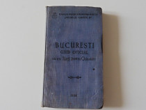 Carte veche bucuresti ghid oficial 1934