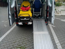 Rampa aluminiu ambulanța urcare scaun rotile