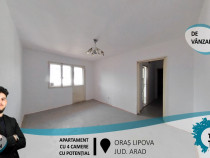 Apartament cu 4 camere cu potențial, în Lipova(ID: 26912)