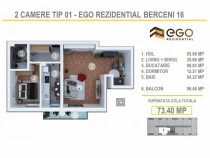 PROMO 2 Camere Tip 01 - EGO Berceni 16