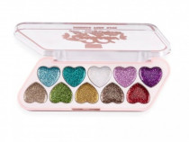 Paleta Machiaj Ochi, Ushas, Glitter, 10 Culori, 02, 7.1 g