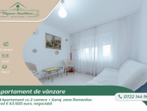 Apartament cu 2 camere + Garaj, zona Romanilor, Arad