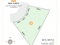 Ideal Forest - VINDEM LOT 16 - 585.77 m2-deschidere Padurea Snagov