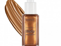 Iluminator Lichid Fata si Corp, Qibest, Body Shimmer Glow, 03, 40 ml