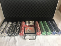 Trusa Poker 500 jetoane inscripționate la diplomat. SIGILAT!