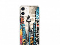 Husa telefon Mosaic Metropolis Clear Iphone 12 mini 