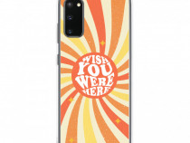 Husa telefon Wish You Were Here Clear Samsung Galaxy S20