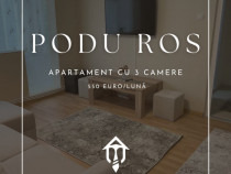 Se închiriază: Apartament cu 3 camere SD - Podu Ros