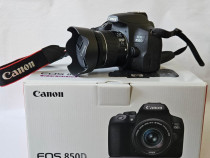 (DSLR) Canon EOS 850D + Obiectiv Canon EF-S 18-55mm IS STM