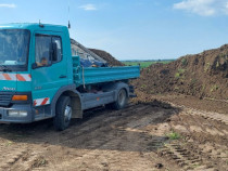 Pamant vegetal pentru gradina gazon flori de padure negru