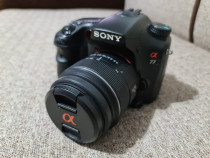 DSLR Sony A77 + Obiectiv + Blitz Dedicat Sony