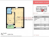 Popesti Leordeni - studio 2 camere - reducere 9%