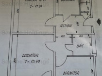 Apartament de 3 camere DECOMANDAT | 1/4-Brancoveanu-Berceni