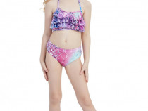 Costum de baie pentru Copii THK408, Albastru pastel - 7-8 ani, 130cm