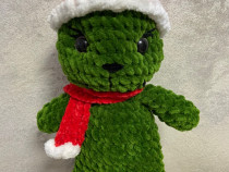 Grinch croșetat din catifea Hand-made