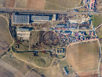 Teren industrial 13.5 ha cu constructii fosta uzina mecanica