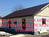 Vând case pe structură metalică garaje cabane lemn