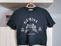 Tricou crop Gemini