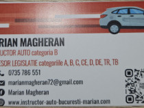 Instructor Auto & Profesor Legislație Rutieră-Școala Șoferi