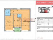 Primaria Popesti Leordeni - 3 camere - Centru , Bloc Nou