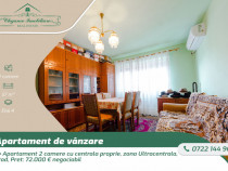 Apartament 2 camere cu centrala proprie, zona Ultracentrala,