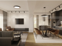 Apartament de vanzare, cu 3 camere, 65 mp + balcon, zona Tra