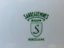 Set porțelan franțuzesc 12 persoane - SARREGUEMINES DIGOIN