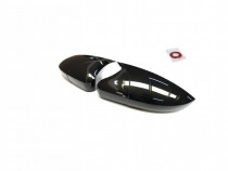 Capace Oglinzi Stil Corn Negru Brillant - Mercedes C W204 (2007-2014)