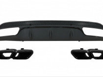 Difuzor & Ornamente Toba - Mercedes W205 C Sedan AMG Evacuare Neagra