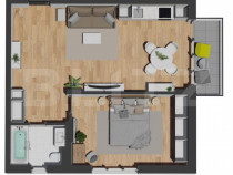OPORTUNITATE 2 Camere | Zona Vivo | Semifinisat