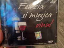 Cd audio femeia si muzica,vinul