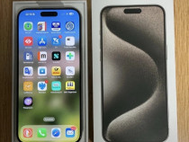 Apple iPhone 15 Pro Max 256GB Natural Titanium.