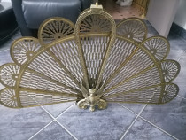 Paravan antiscantei evantai pt. semineu din bronz