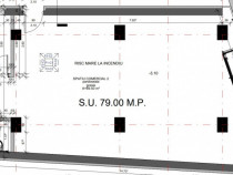 Spațiu comercial de inchiriat, 79 mp, în vilă nouă, zona