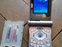 Telefoane-Telefon-Mobil Clapeta- Samsung SGH-V205+2 Baterii+Incarcator