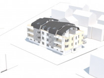 Apartament modern cu 3 camere si curte proprie