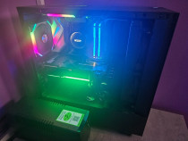 Unitate PC Gamer include monitor 27 inch sistem audio si UPS