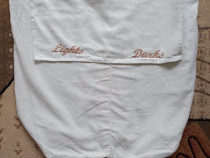 Cos / sac de rufe VINTAGE, foarte VERSATIL, din bumbac 100%, brodat